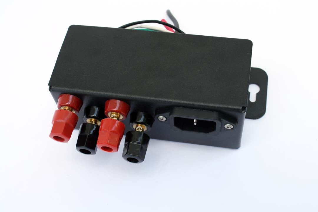 Power supply cover with power cable and connector