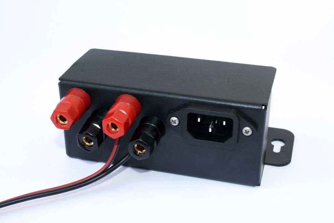 Power supply cover with power cable and connector