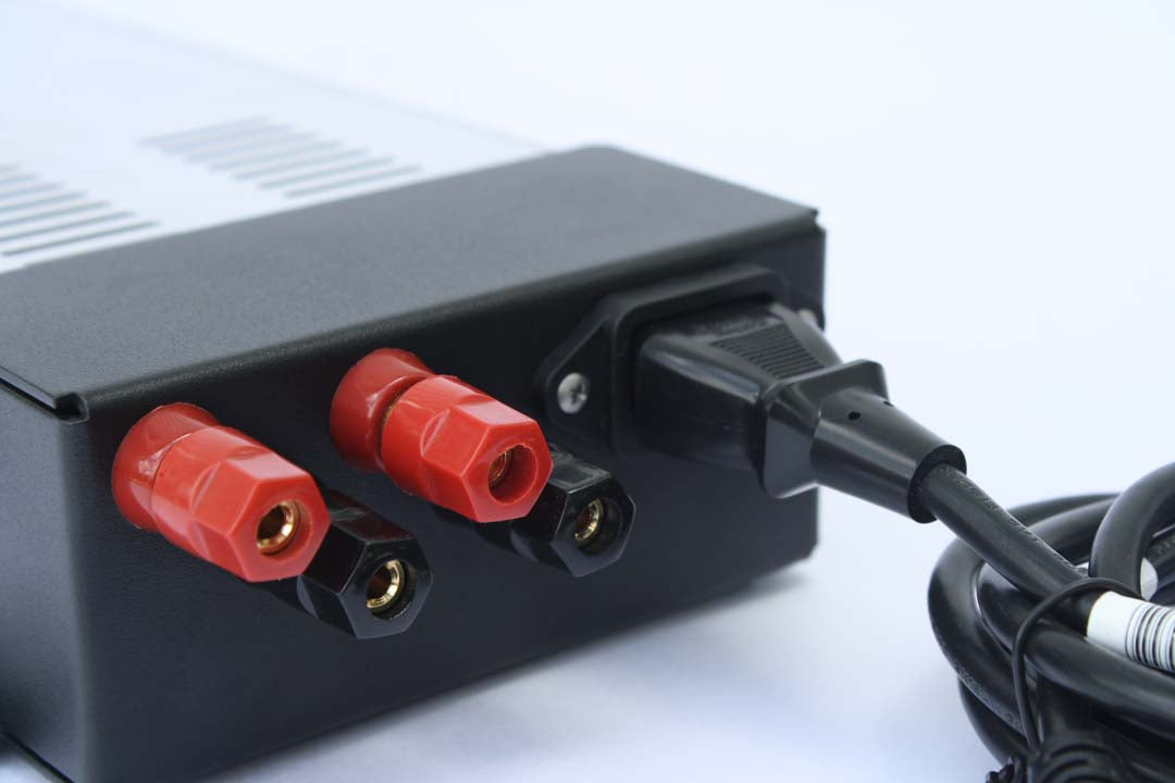 Power supply cover with power cable and connector