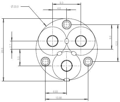 3UP - XT-E Optic - 40 Degrees