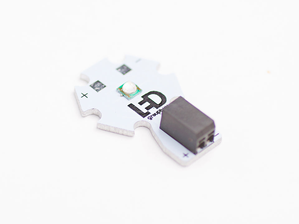 Solderless True Violet LED - 405nm